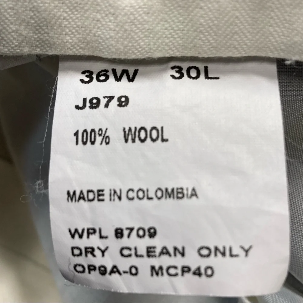 Oscar De La Renta Pants W36 L27 black 100% wool